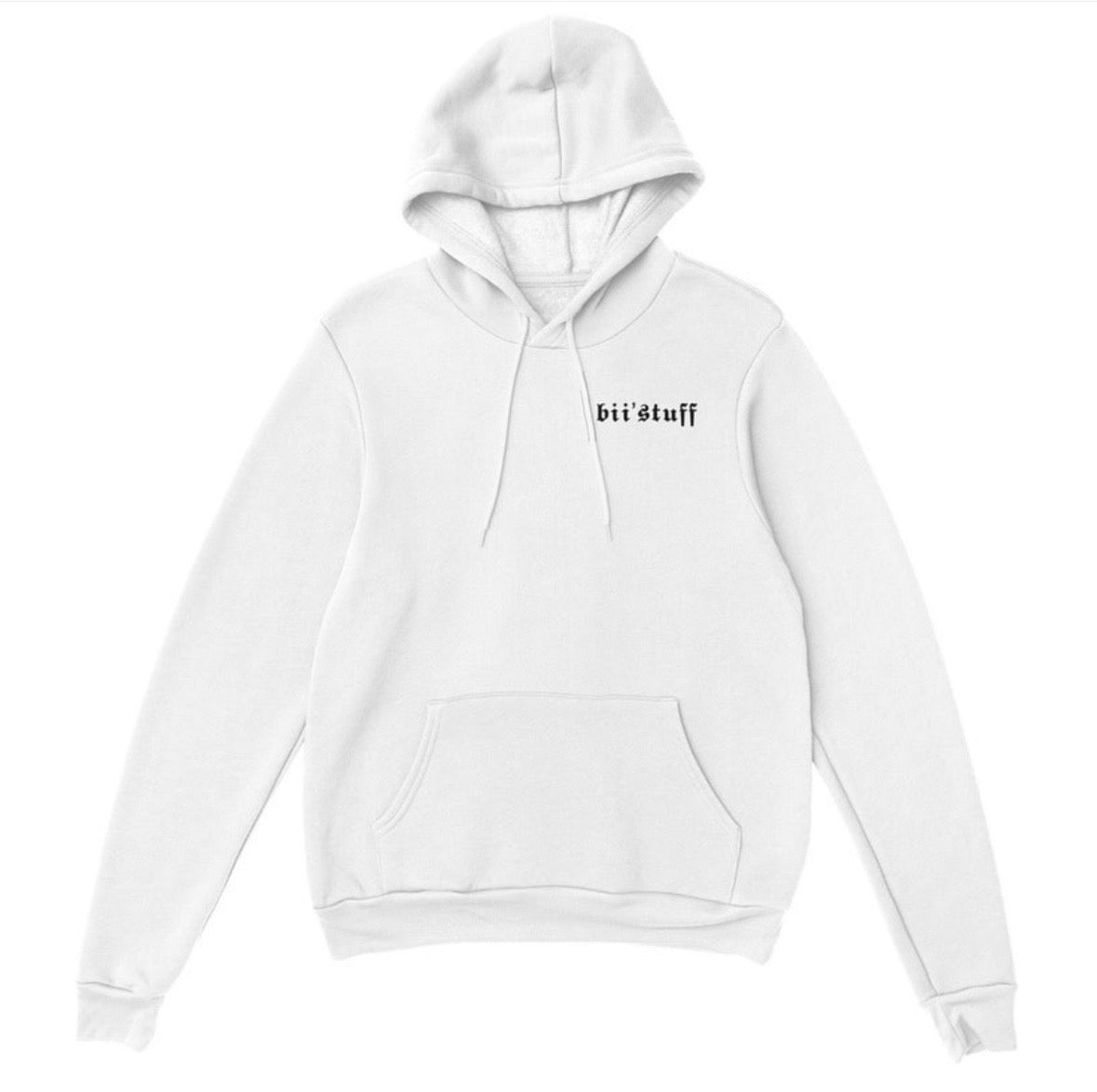 shut tf up - white hoodie
